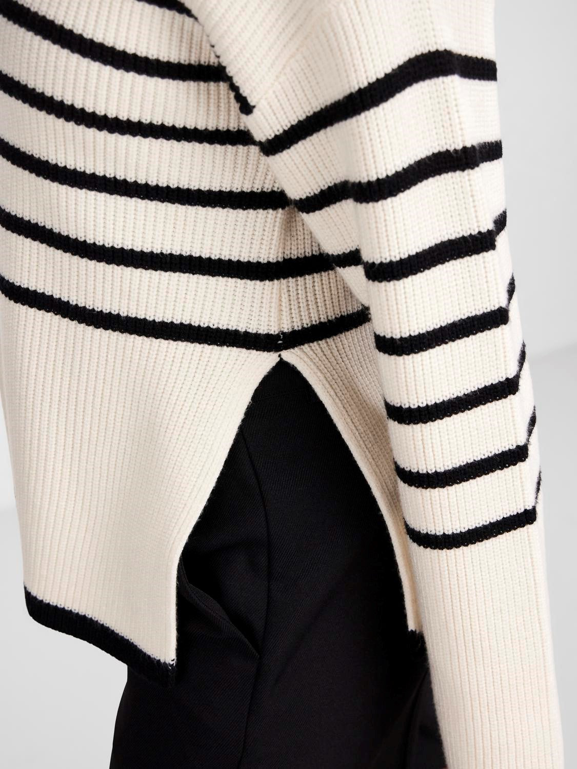 YASALMA LS KNIT PULLOVER Birch