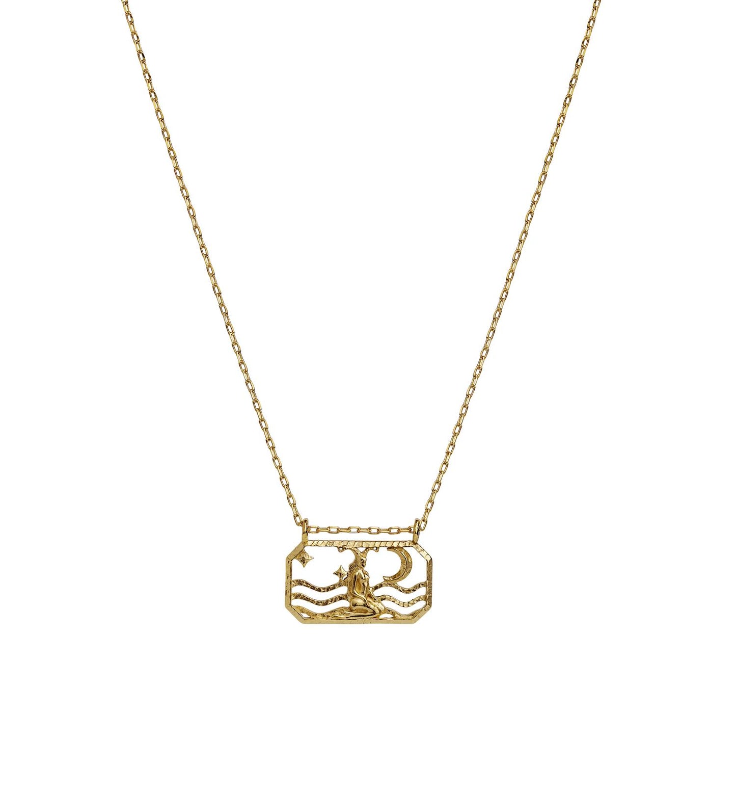 Zodiac Capricorn Necklace (Steinbukk)