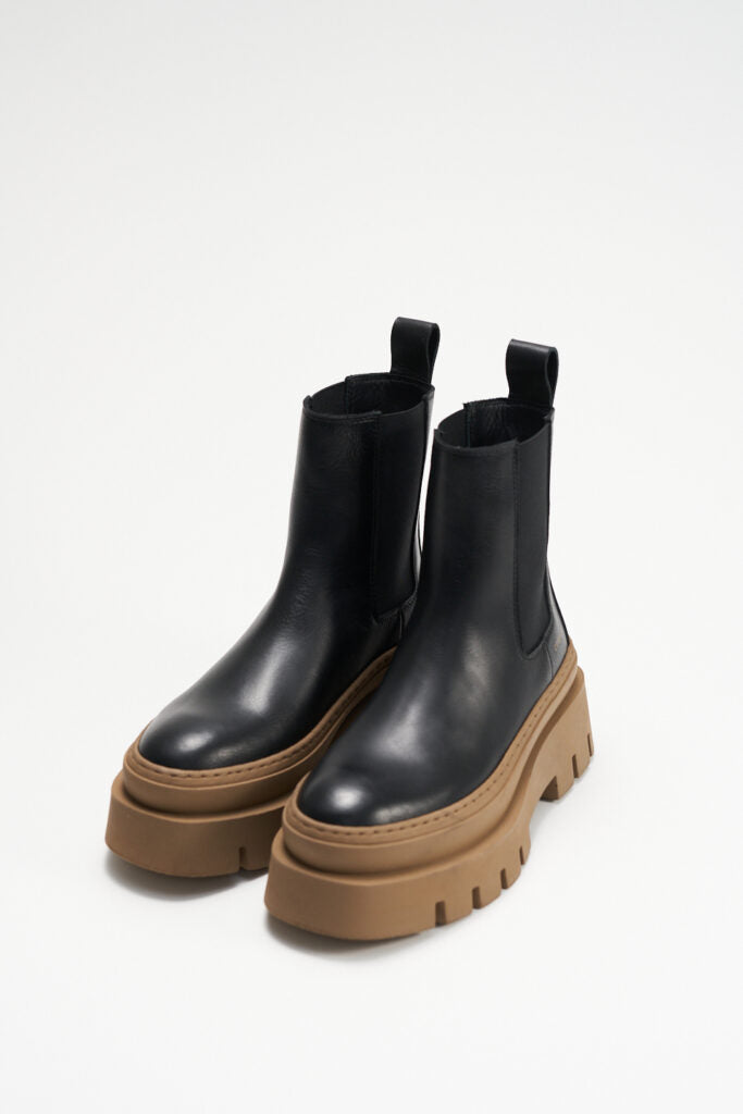 CPH686 Vitello black/cognac