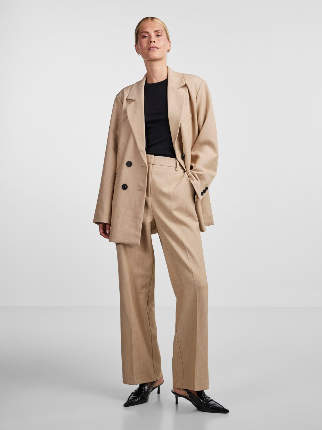 YASLIKKA HW WIDE PANTS S. Nomad