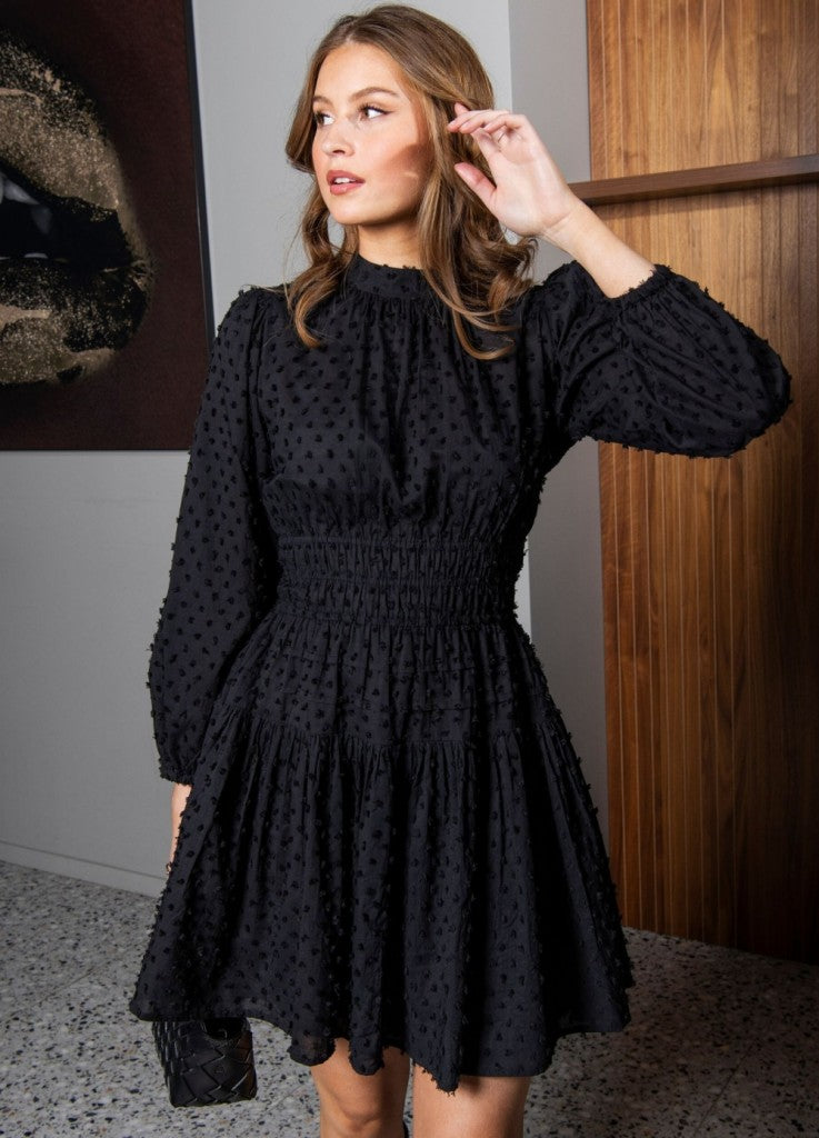 JEANNE DRESS DAY BLACK