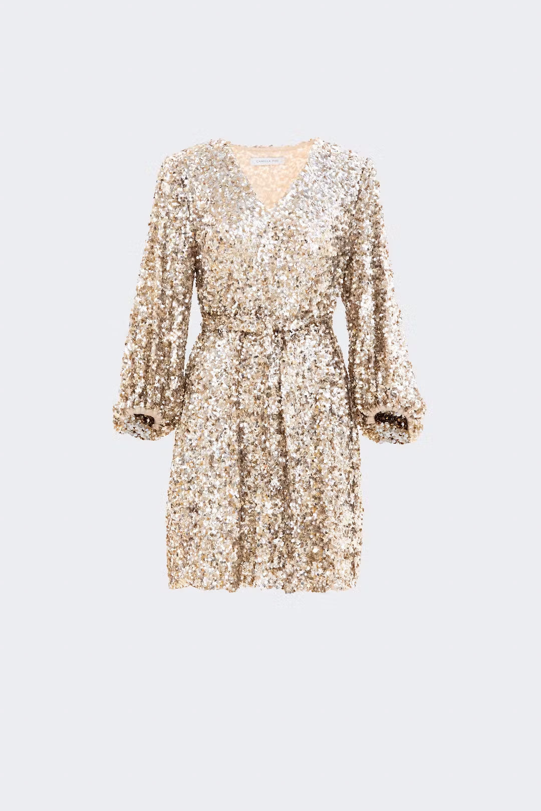 Bianca Sequin Dress Champagne