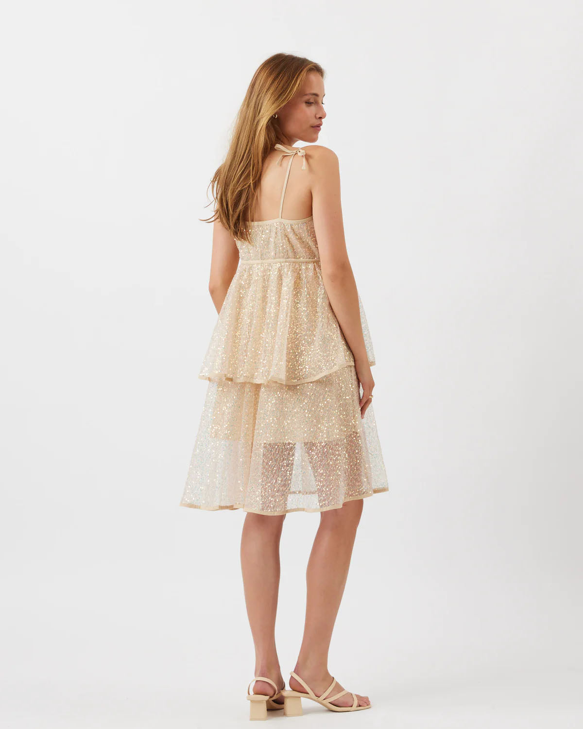 Lalo dress Champagne