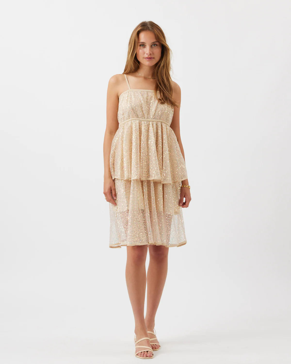 Lalo dress Champagne