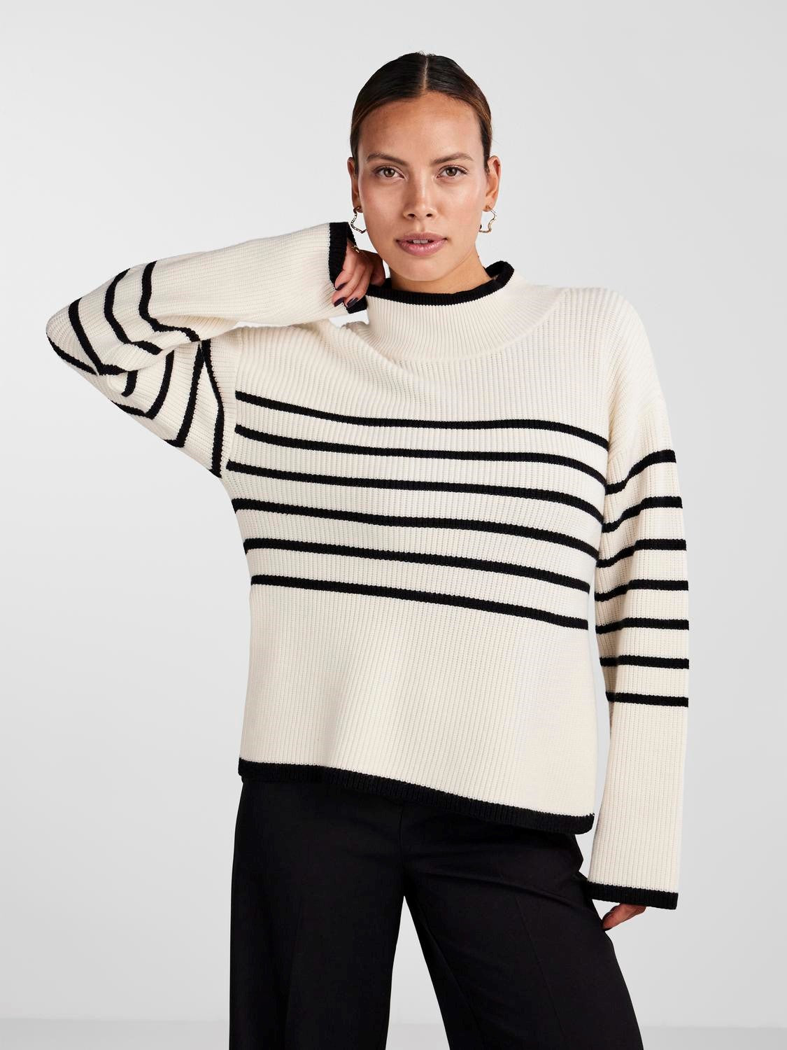 YASALMA LS KNIT PULLOVER Birch