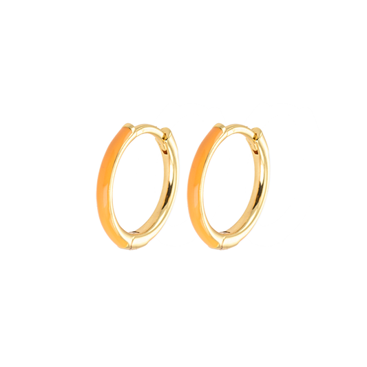 Medium coated Hoops orange