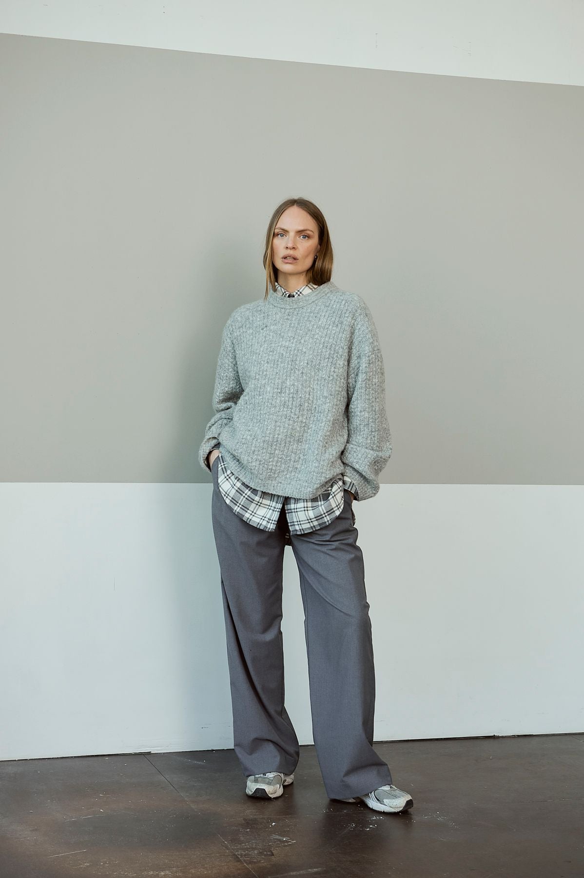 Magalie Lt Grey Melange