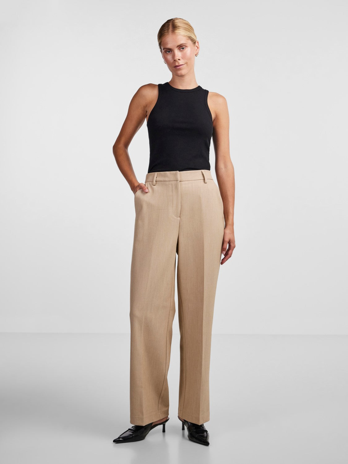 YASLIKKA HW WIDE PANTS S. Nomad