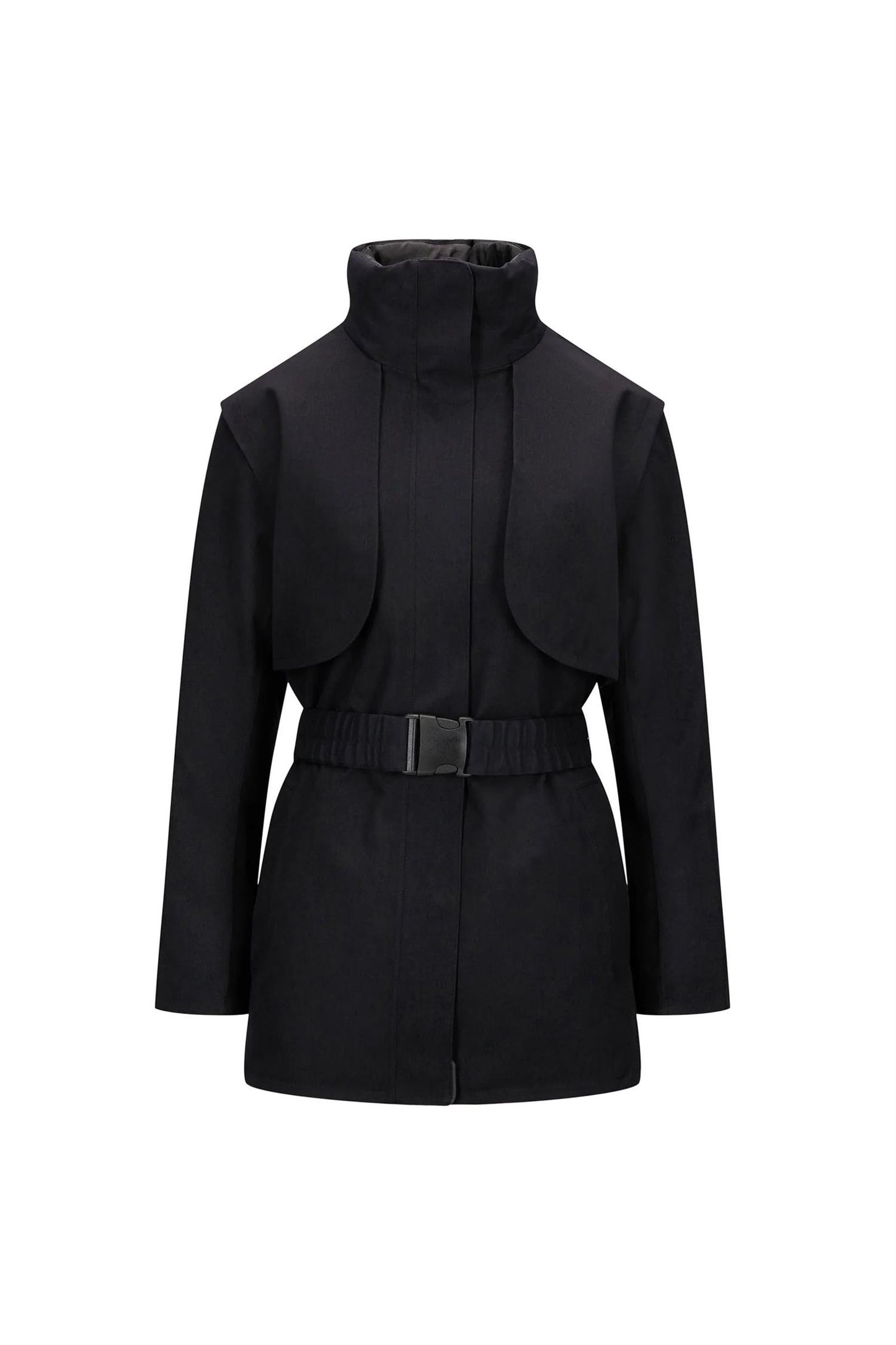 Overskyet padded coat New black