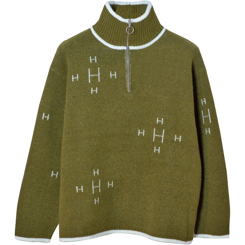 Hést Zip Sweater Green
