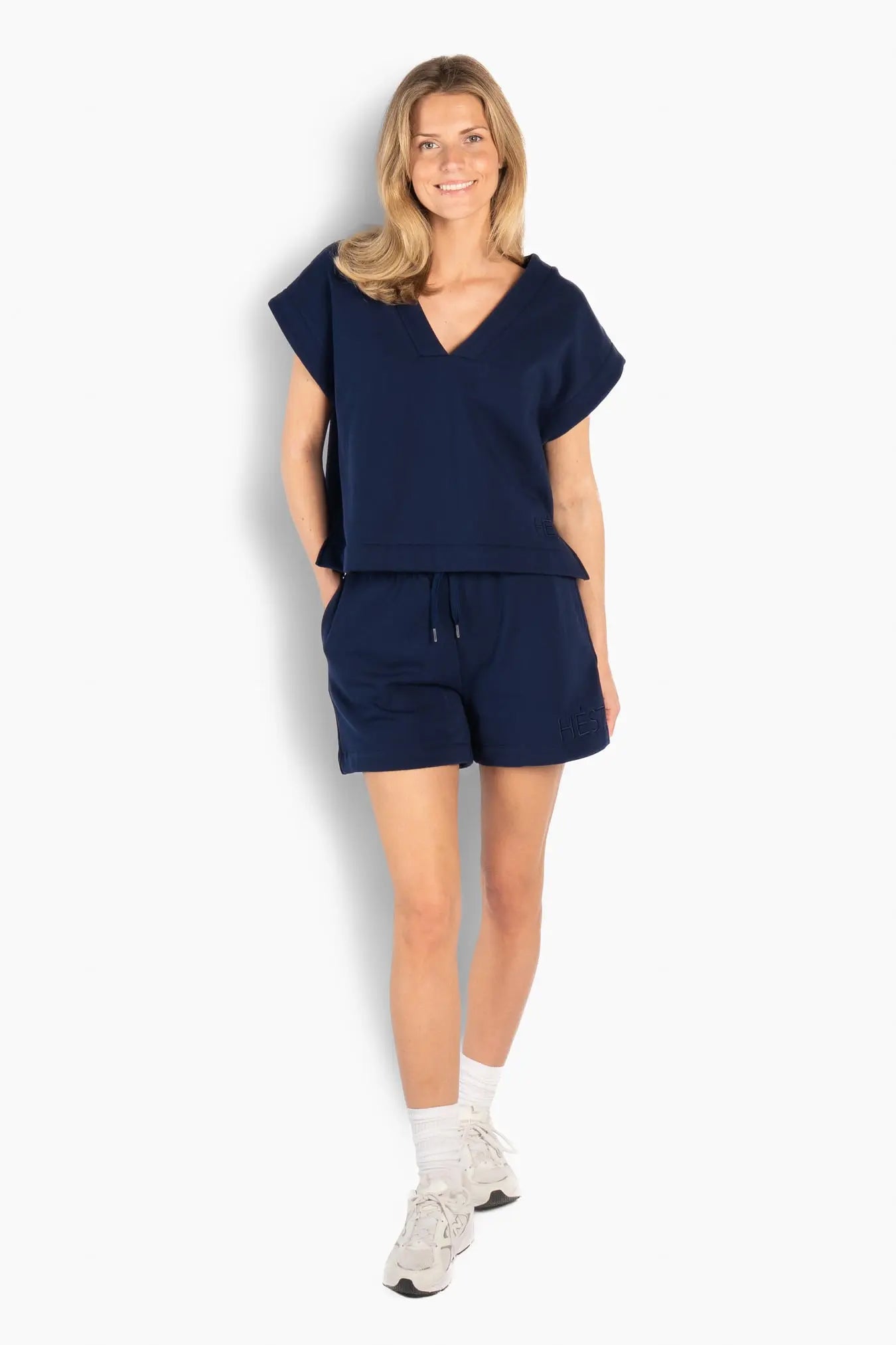 Gabriela Shorts - Navy Blazer