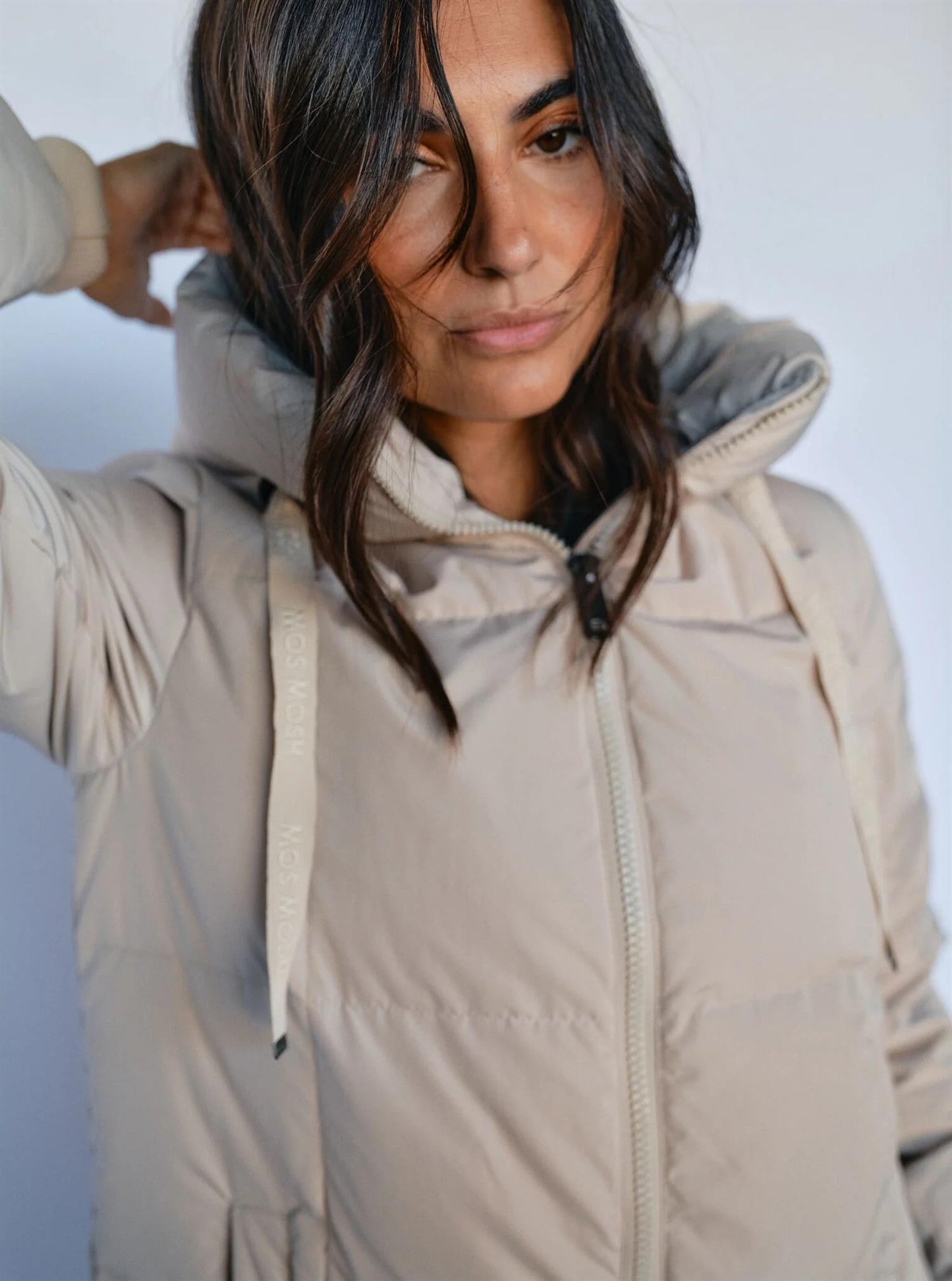 MMNova Square Down Coat Feather Grey