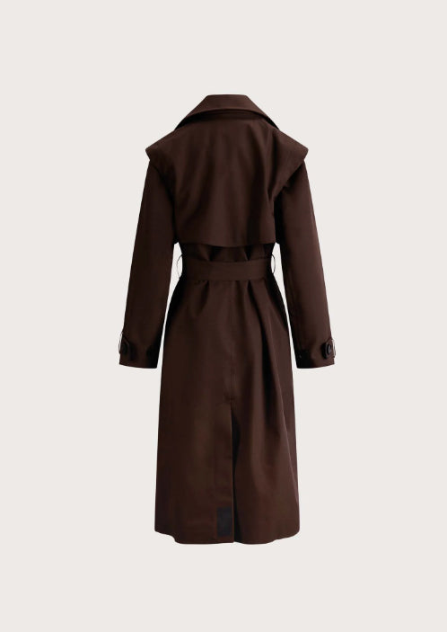 Regndråpe Trench Coat - Brown