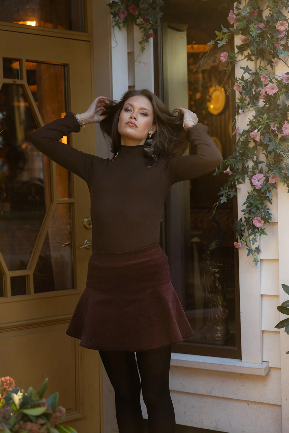 Cleo Top - Brown