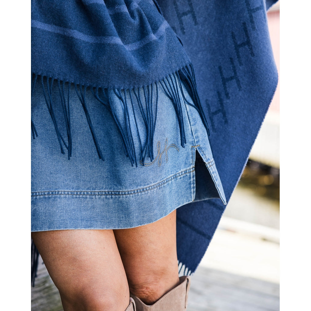 Popover Denim Dress