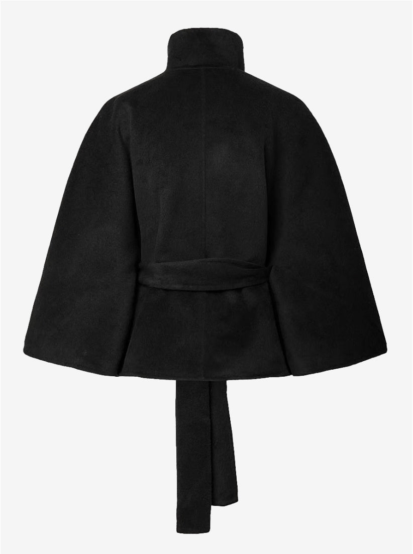 YasAlmio Handmade Wool Blend Jacket - Black