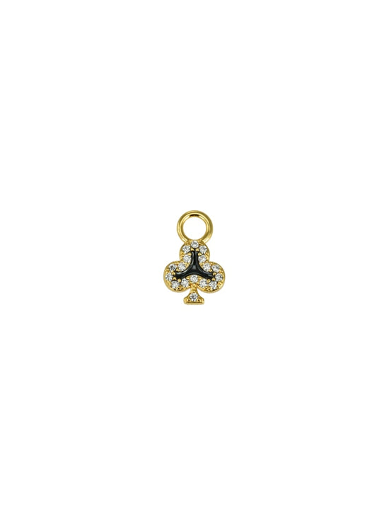 Clubs charm Enamel