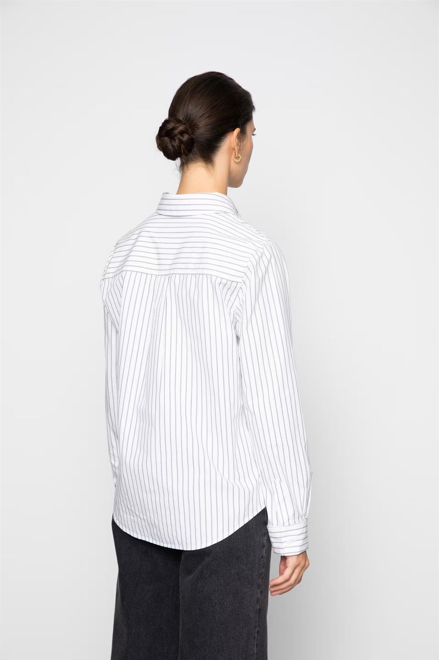 Fritila Shirt Black Stripe