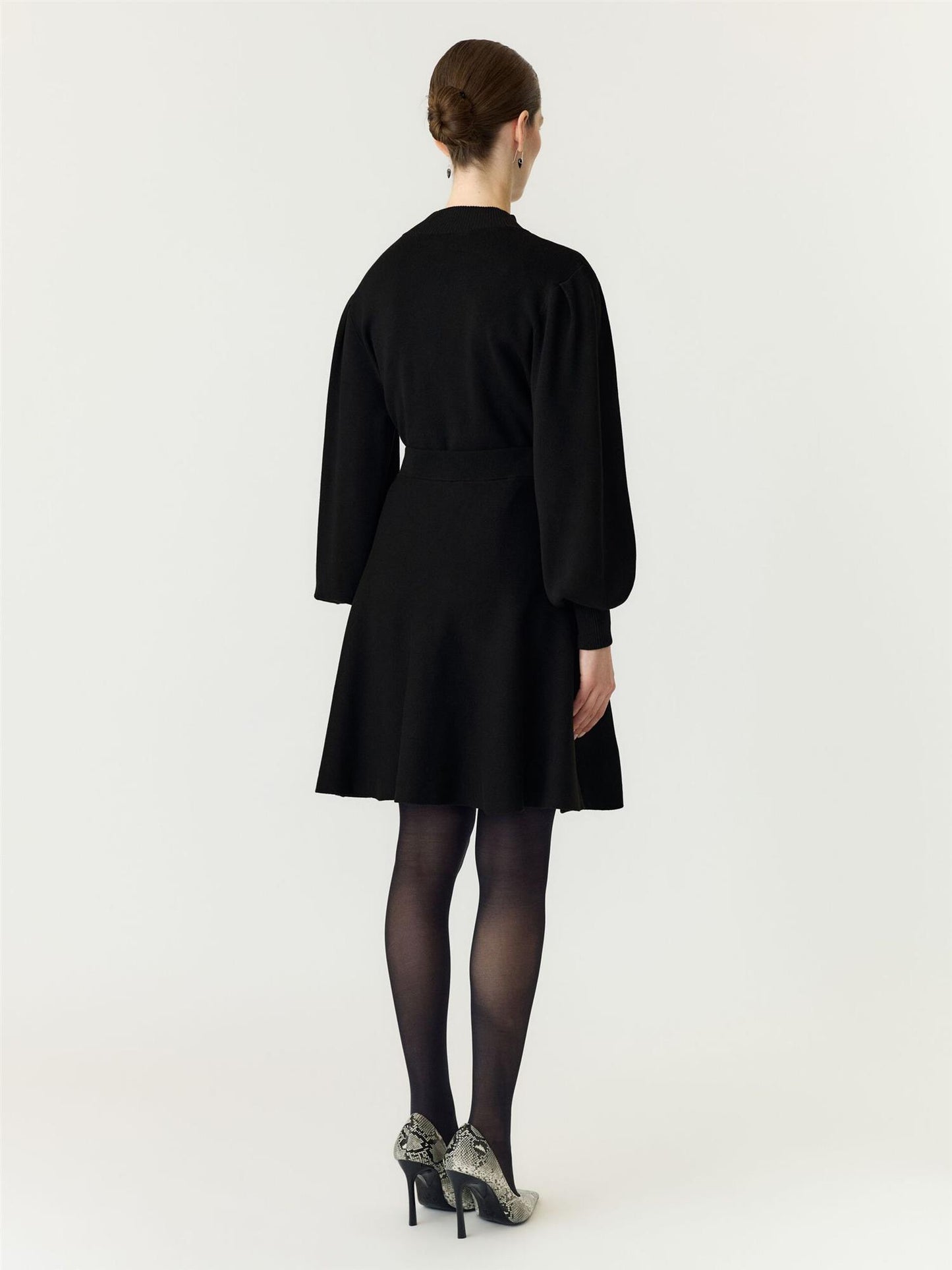 YASFonny Knit Skirt - Black