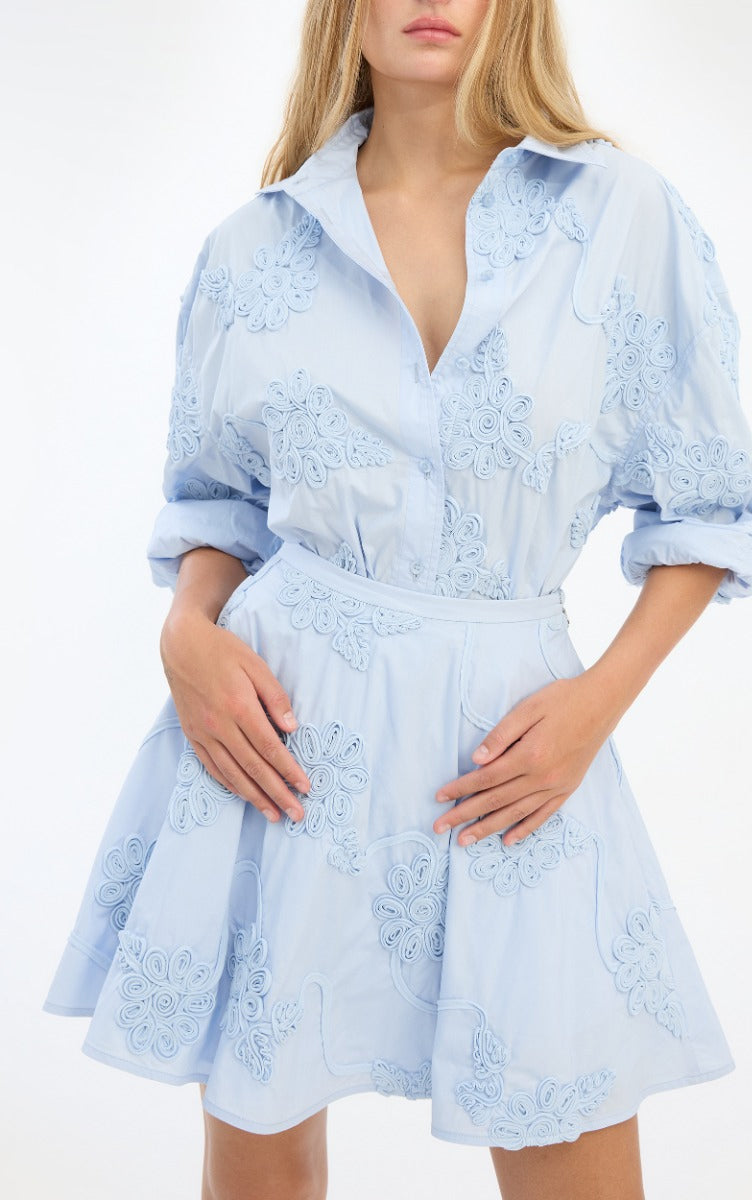 Flower Oversized Shirt Plein Air