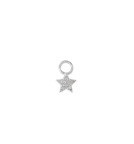 Mini Ella Charm Silver White