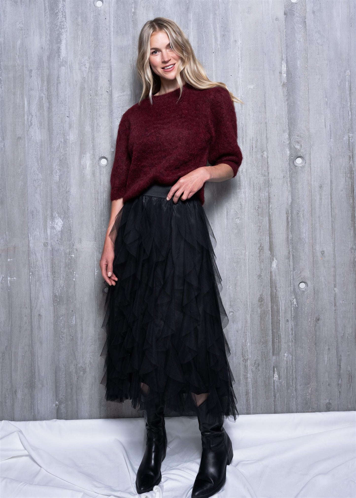 Valentina Skirt Black