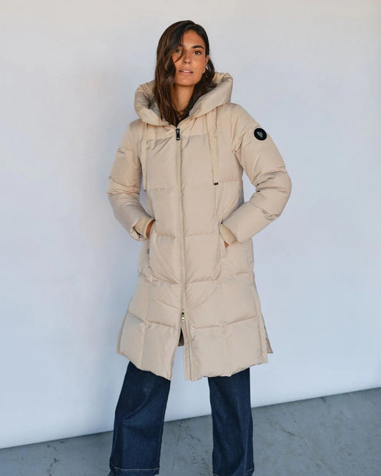 MMNova Square Down Coat Feather Grey
