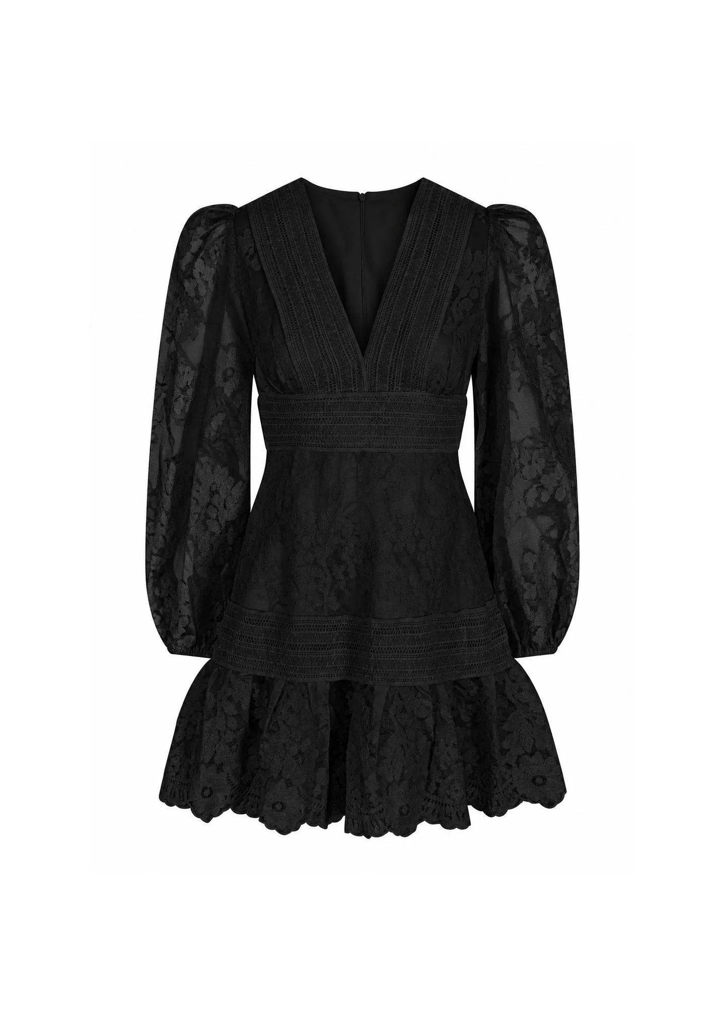 Castle Lace Dress - Black