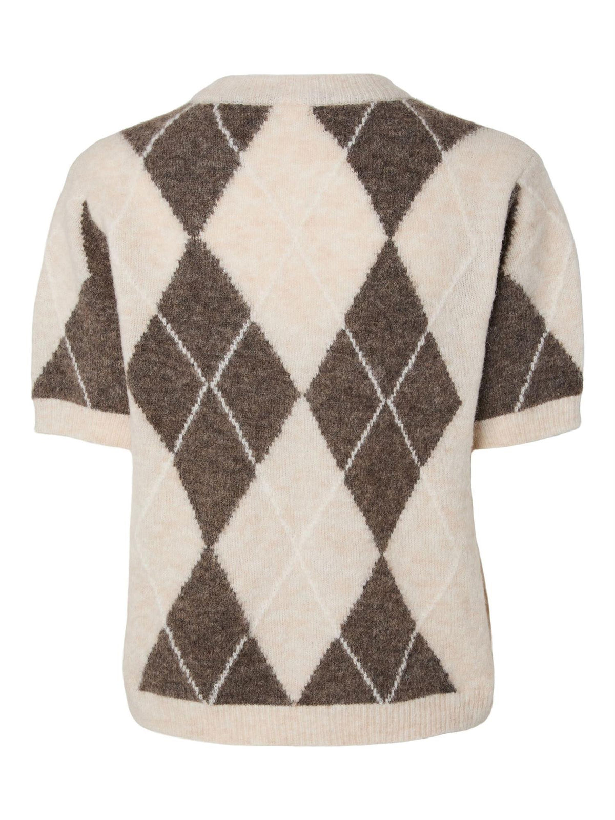 YasJohi Wool Blend Pullover - Oatmea/Taupe Gray