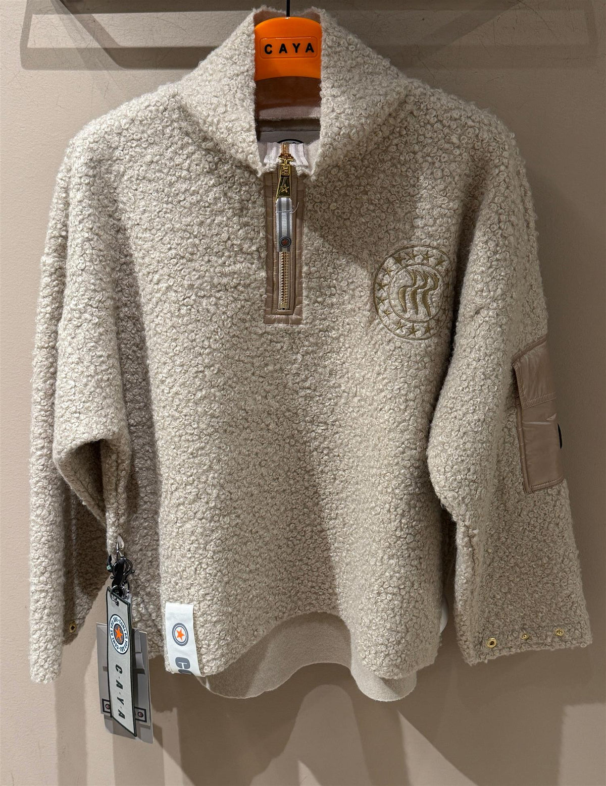 Nini Half Zip - Champagne