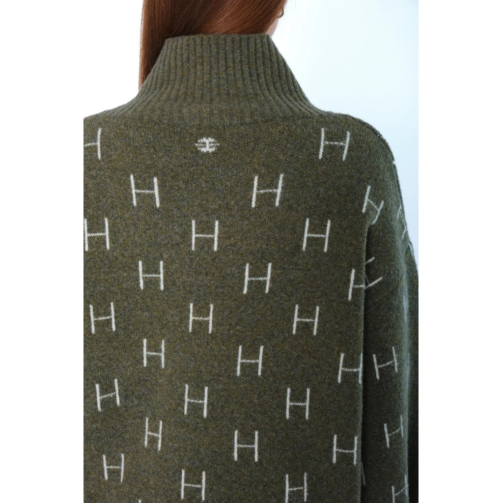 Fam Sweater Short Winter Moss