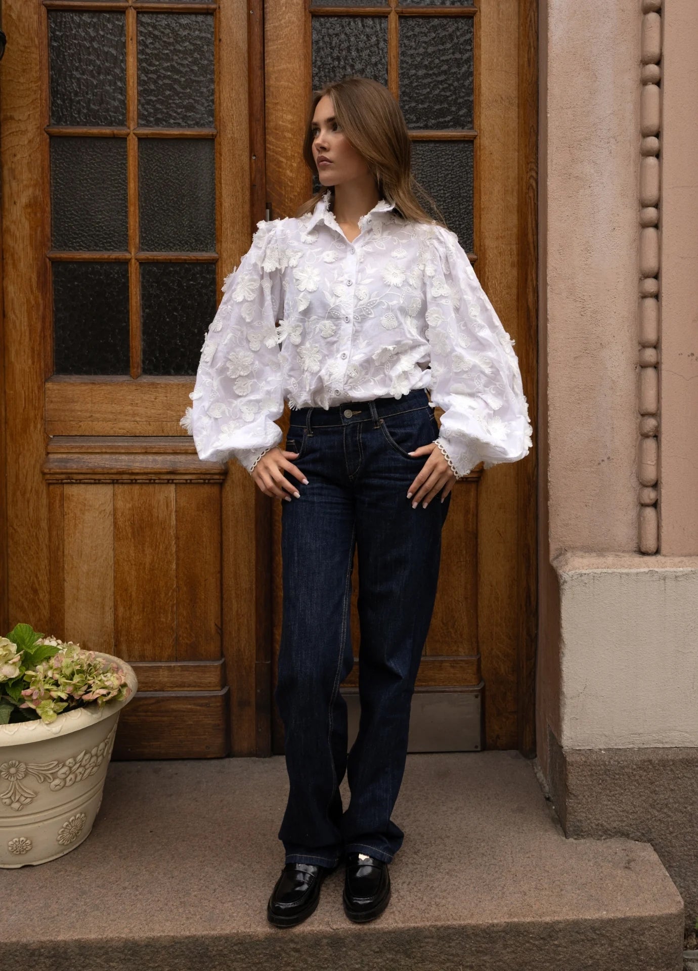 Anaya Shirt - Ivory Atelier