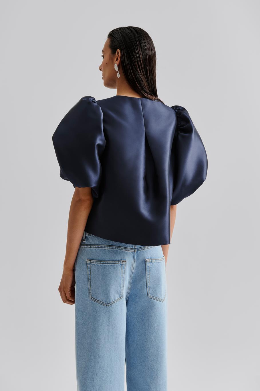 Cleo pouf sleeve blouse