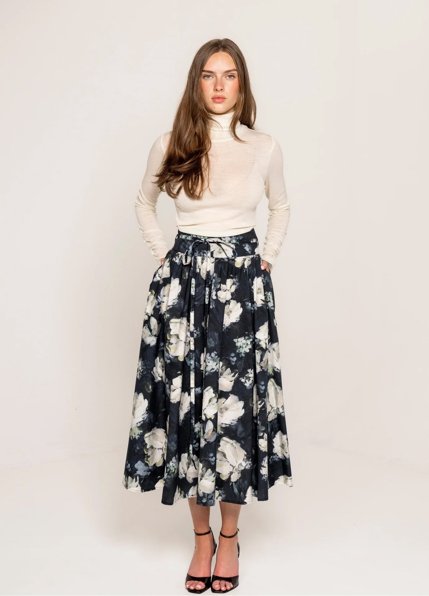 Astrid Skirt - Blue Garden
