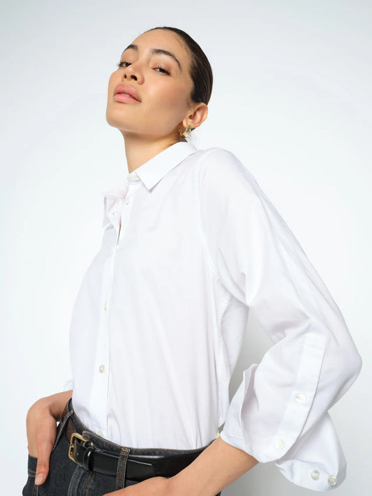 MM Winola Cotton Twil Shirt - White