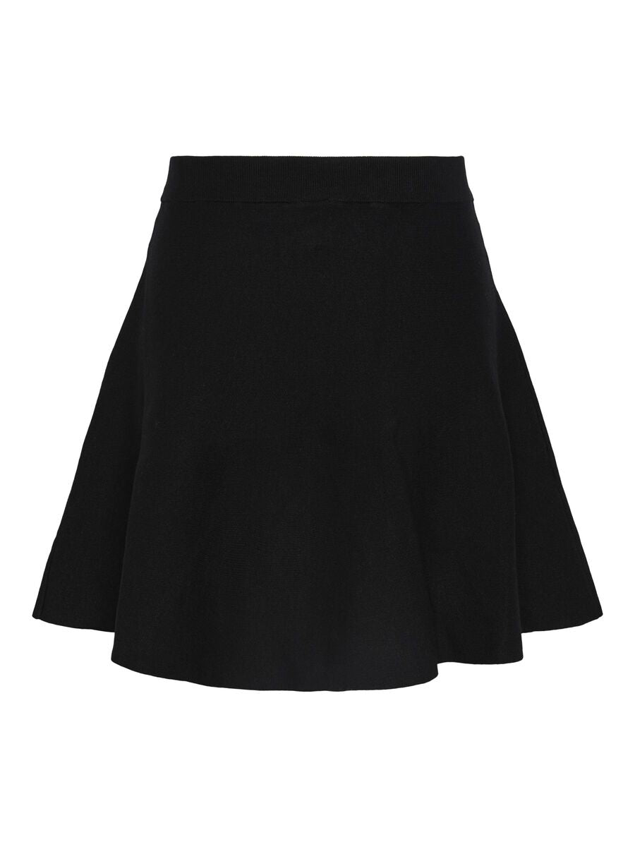 YASFONNY HW KNIT SKIRT S. BLACK