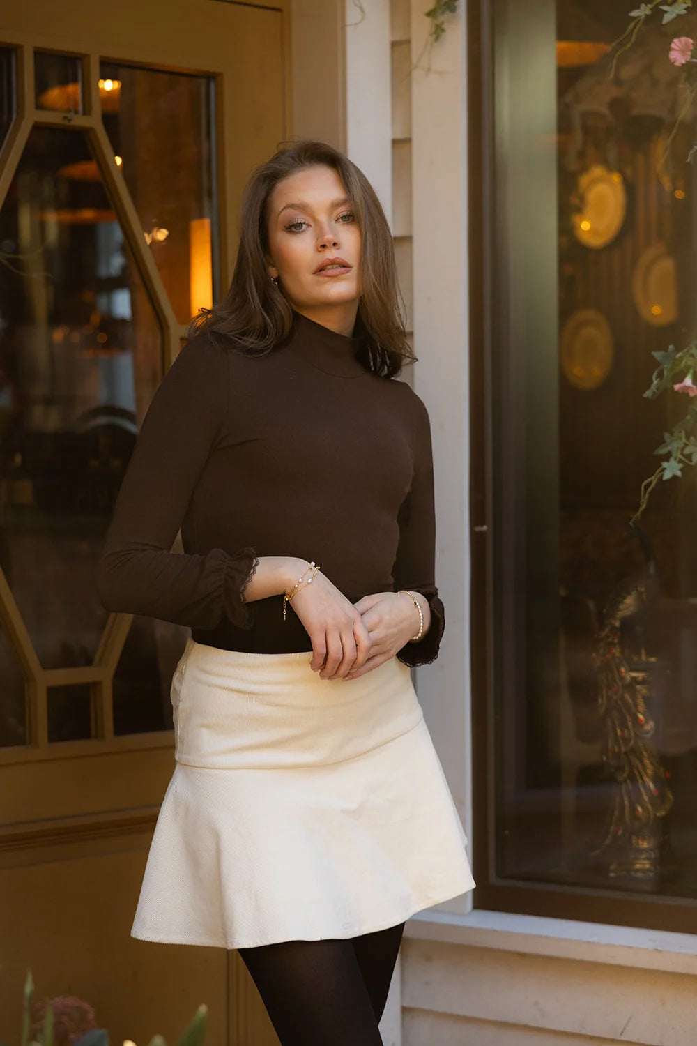 Cleo Top - Brown