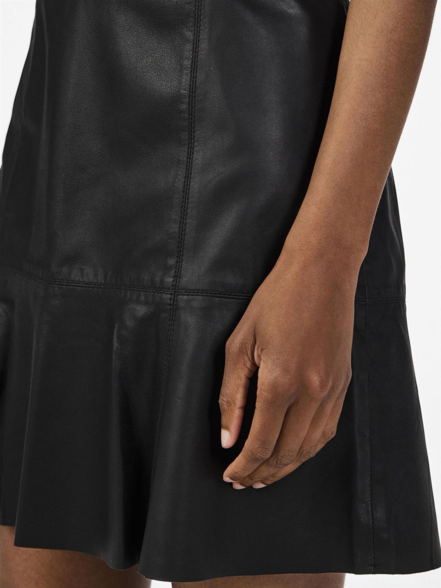 YASColly Naplon Leather Skirt