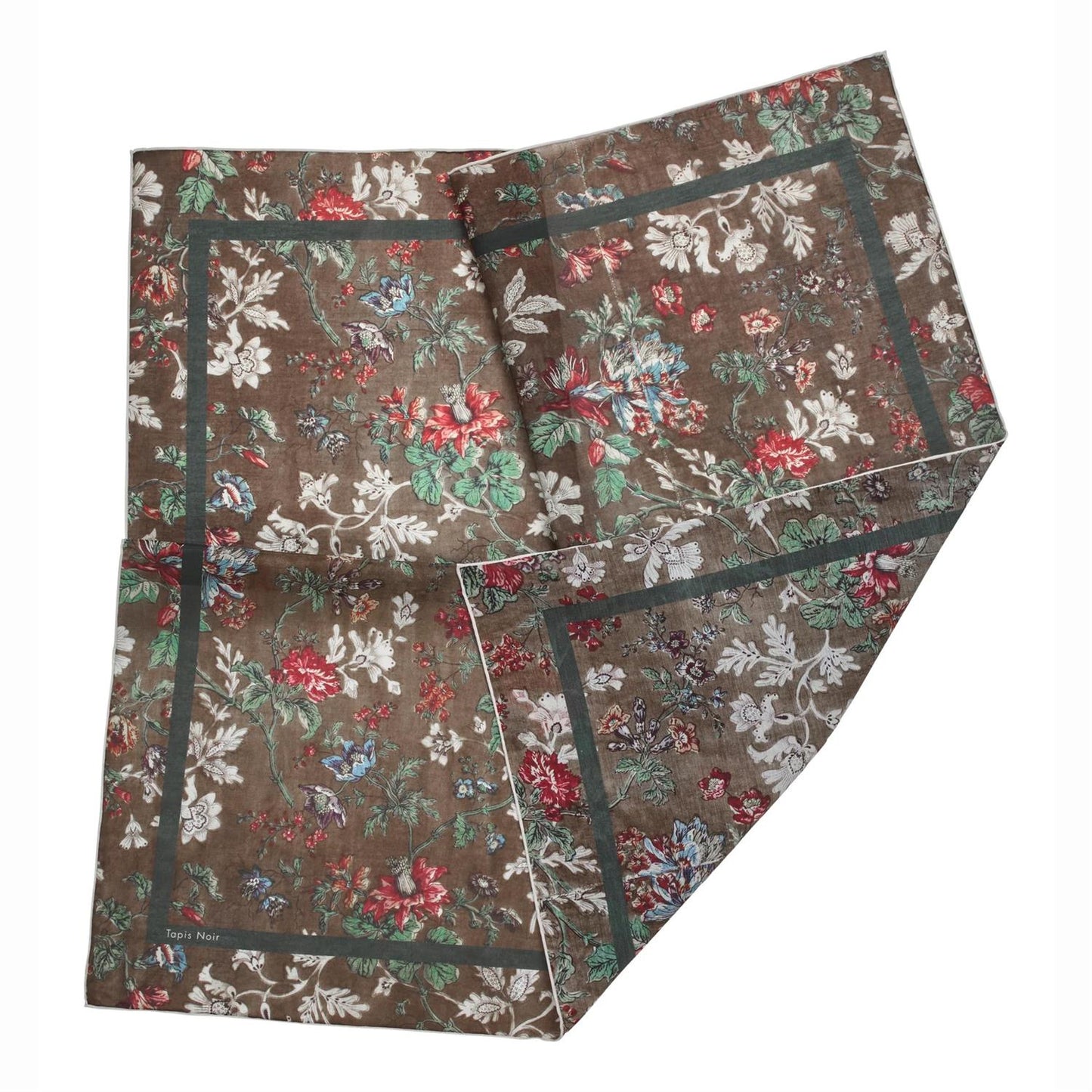 Light Small Eliza Scarf Brown