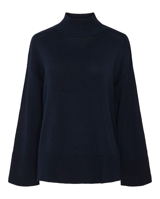 Yasbabette LS Knit Pullover Navy Blazer