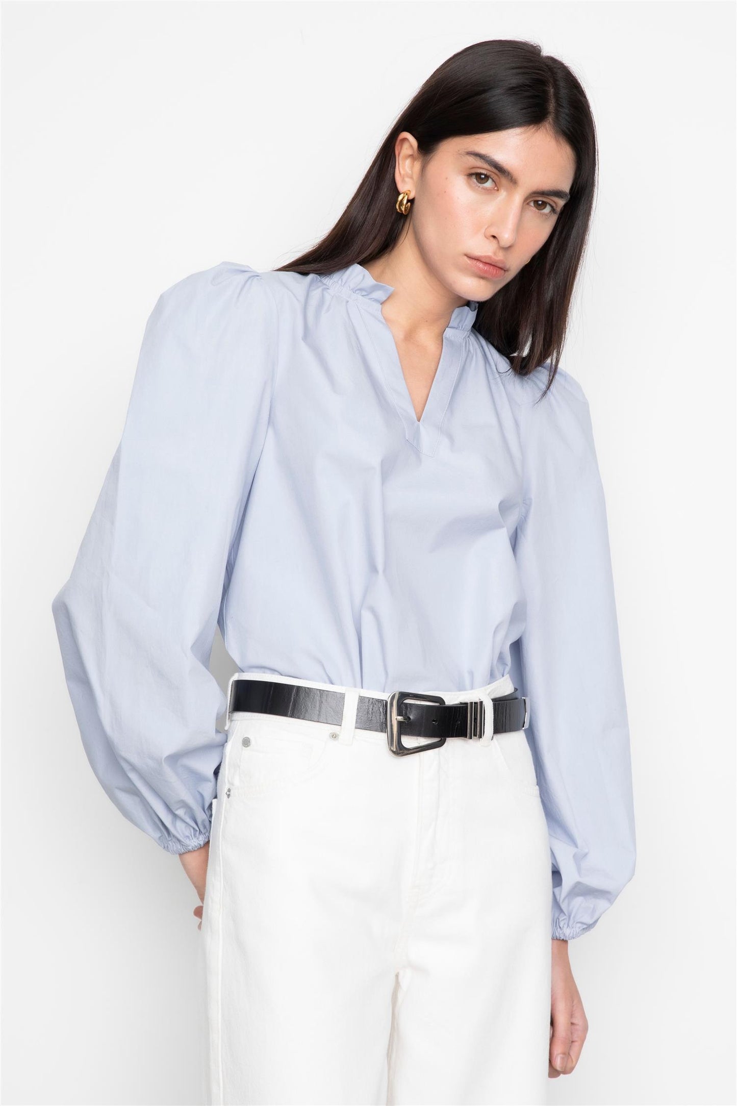 Infinity Blouse Light Blue