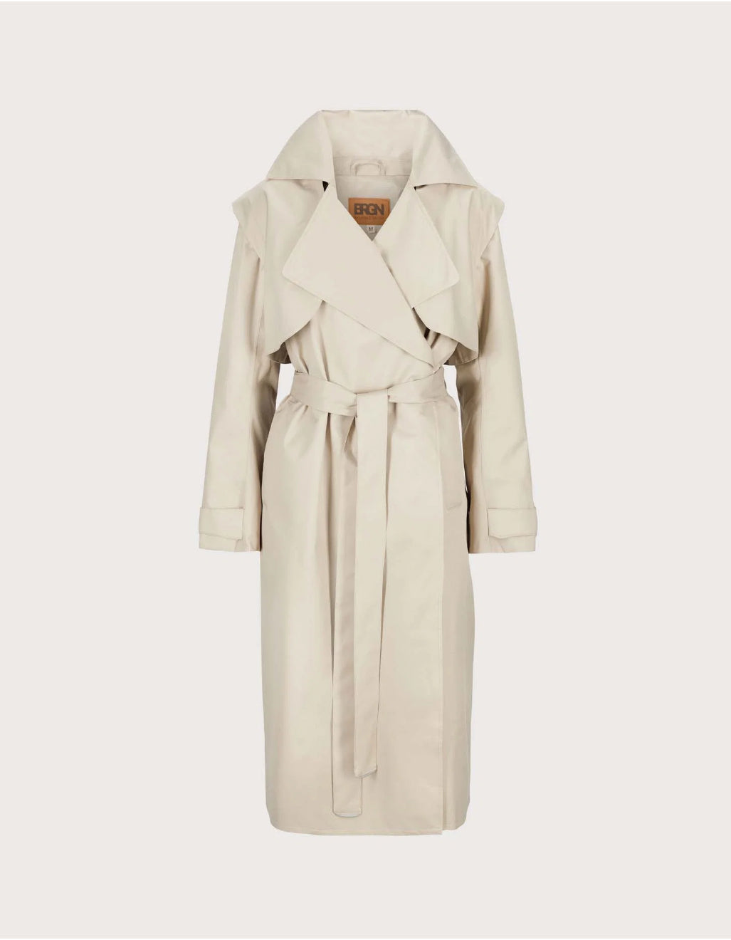 Regndråpe Trench Coat Sand