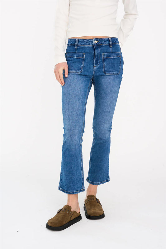 IVY-Johanna Kick Flare 70's Jeans - Wash Support Soller