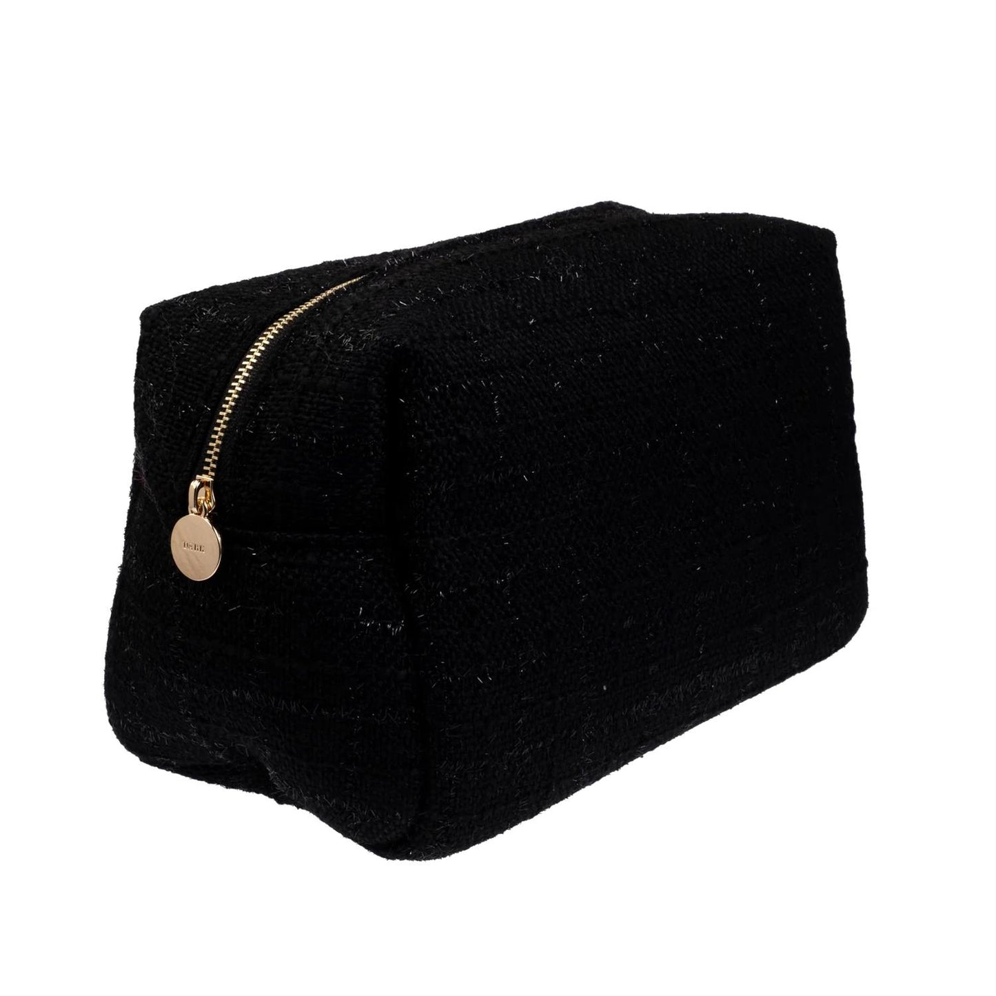 Tweed Make-Up Pouch Large Black