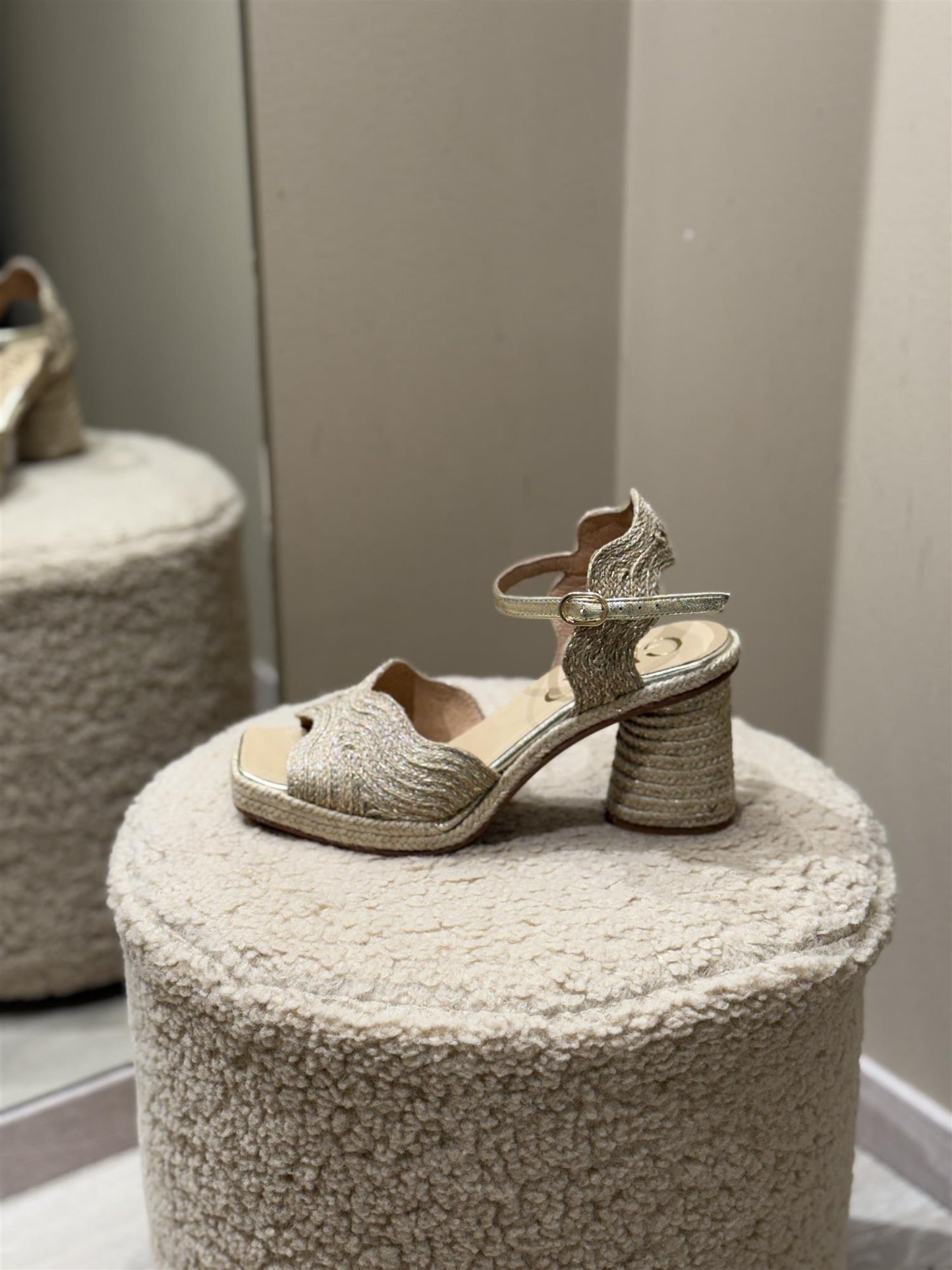 Danae Raffia - Natural/Platino