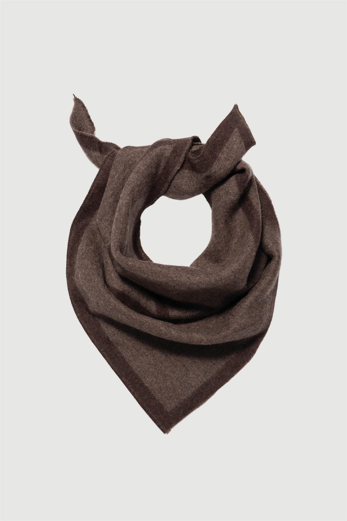 Triangle Scarf Small - Cacao/Tobacco