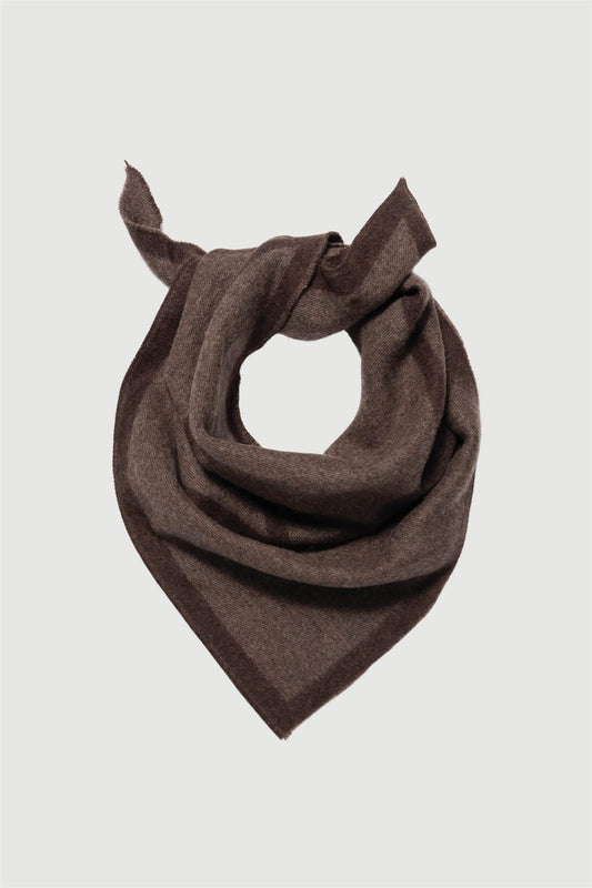 Triangle Scarf Small - Cacao/Tobacco