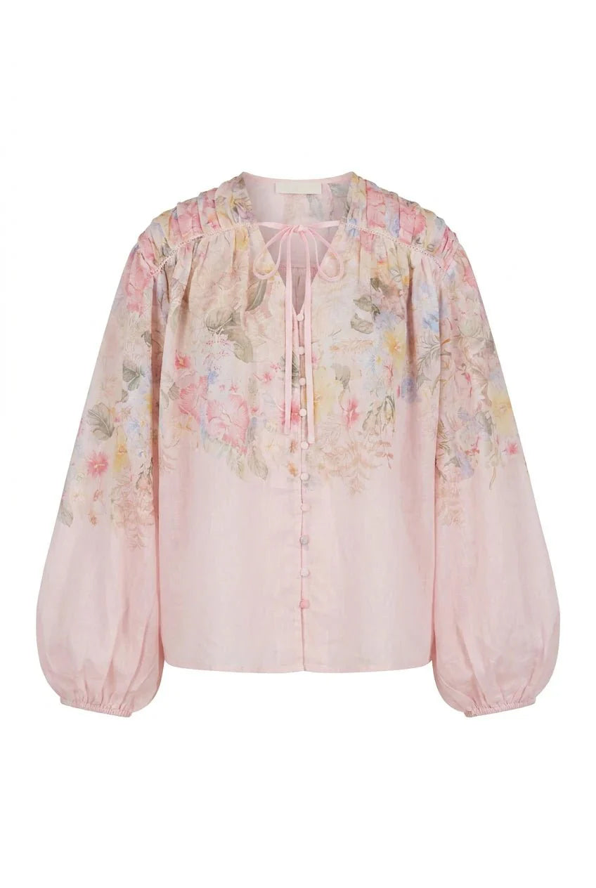 Spring Blouse - Rose Flower