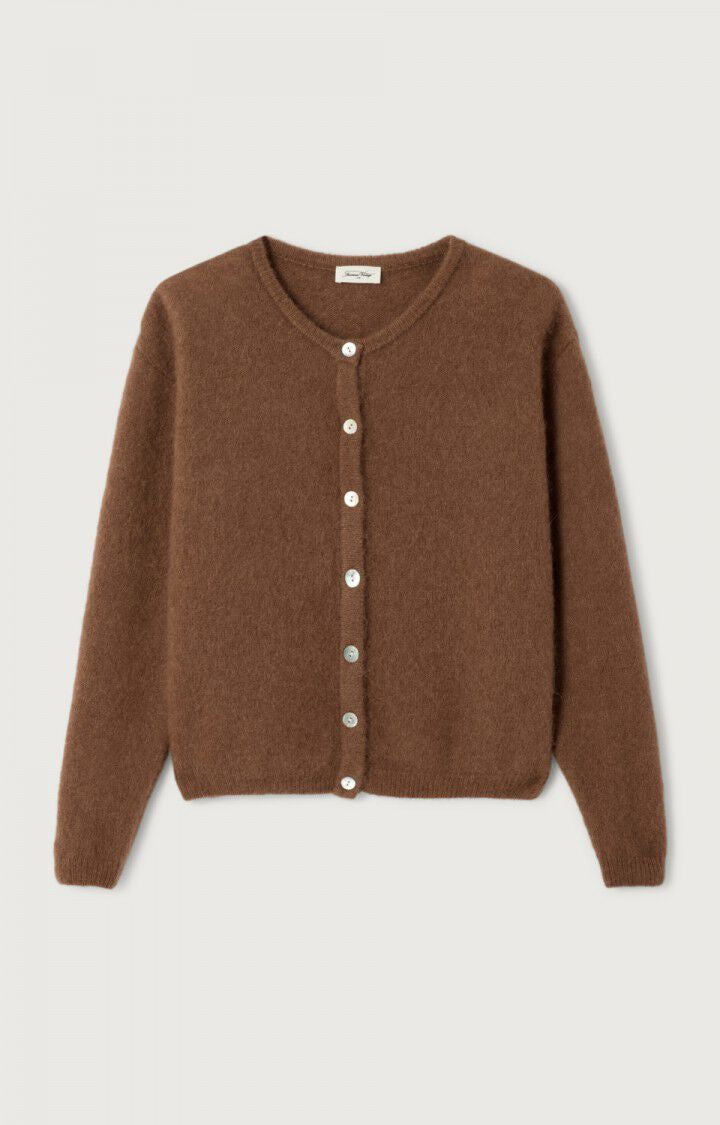 Vitow Cardigan Chocolate Melange