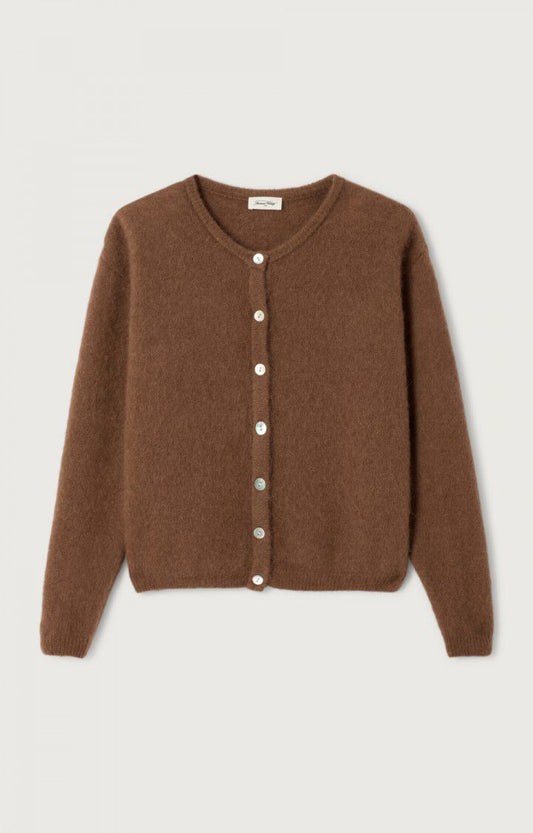 Vitow Cardigan Chocolate Melange